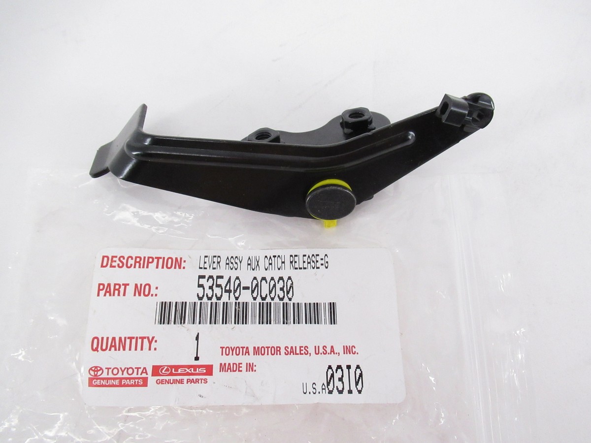 Genuine OEM Toyota 53540-0C030 Auxiliary Hood Catch Lever | eBay