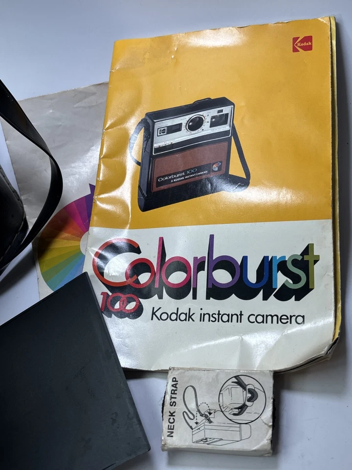 Cámara instantánea Kodak Colorburst 100 sin probar con estuche de transporte vintage Foto 2 de 4
