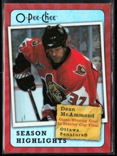 2007-08 OPC Season Highlights Dean McAmmond #SH12 H3R2F