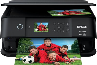 Epson Expression Premium XP-6000 Wireless Color Photo Printer, Scanner & Copier