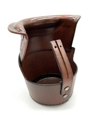 6pcs Leather Billiard Pool Table Pockets Drop Pockets Durable Replacement BROWN