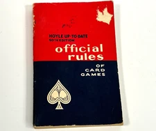 The Official Rules of Card Games Hoyle Up-to-Date 50th Edition 1957 Vintage Book