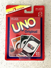 Vintage 1999 Mattel The Original Uno Card Gam...