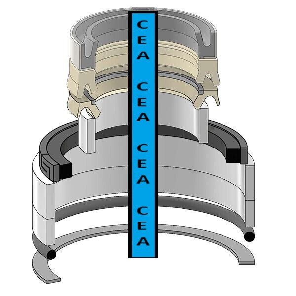 Suiページ 1543269C1 Swing Stabilizer Steering Cylinder Seal Kit Fits Case