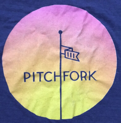 2014 Pitchfork Music Festival T-Shirt, Blue, Men s Sm, Slowdive NeutralMilkHotel