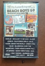 The Beach Boys '69 - Live in London Cassette Tape, Capitol Records 4N-16134