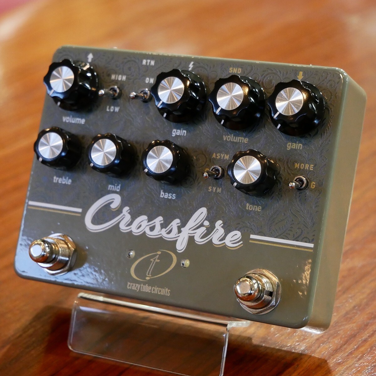 ギター Crazy Tube Circuits Crossfire SRV TS Crazy Tube Circuits Crossfire Overdrive