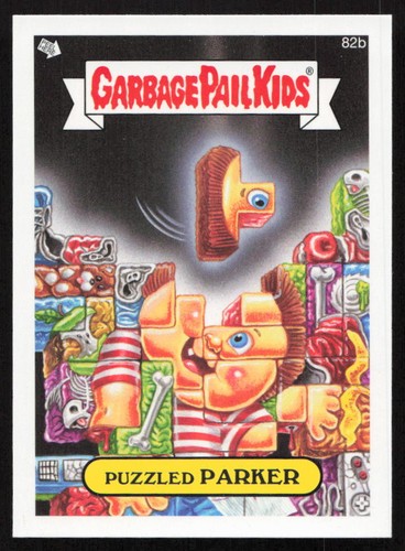 Garbage Pail Kids 2013 Mini Cards #82b Puzzled Parker NM - Picture 1 of 2