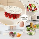 Kitchen Colanders Bowl, Plastic Food Strainer with Lid, Colander Draining Basket — photo 7