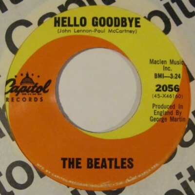(45) (Hear) The Beatles - ''Hello Goodbye'' / ''I Am The Walrus'' - Pop Rock (1967)