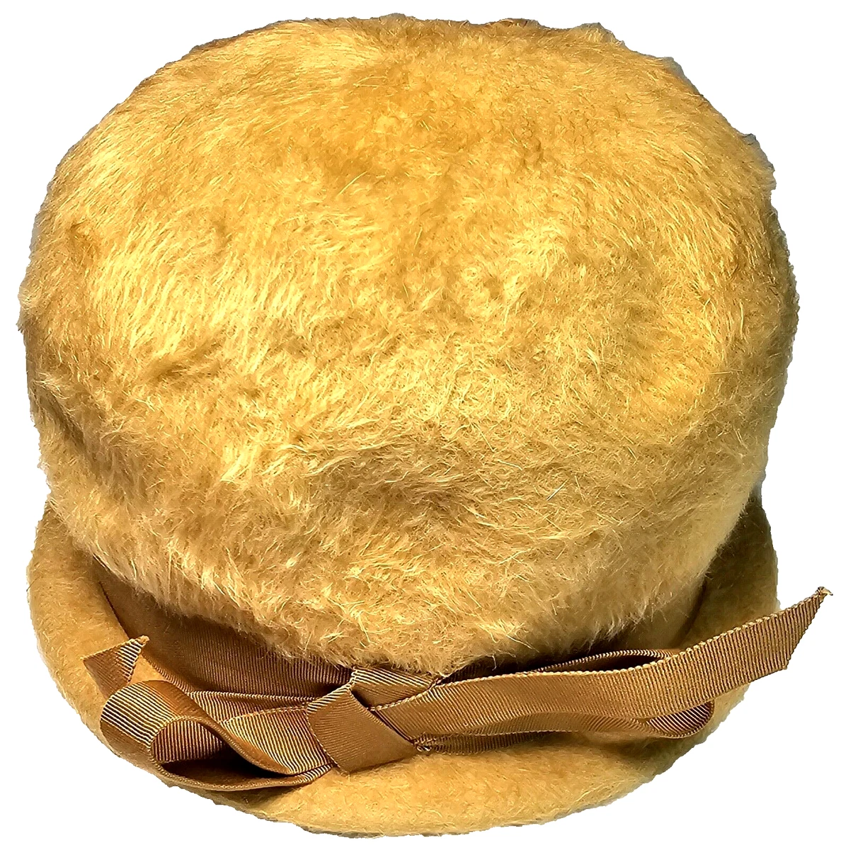 Fur Yellow Original Vintage Hats for Women for sale | eBay display picture 1