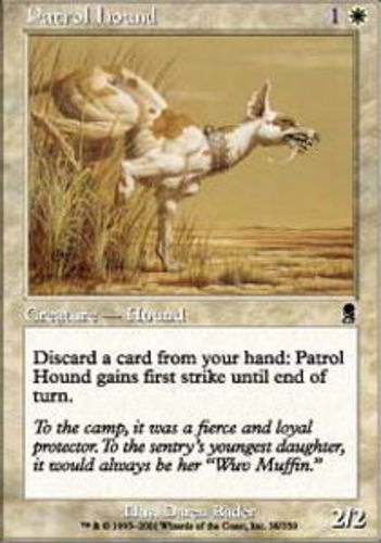 MTG magic cards 1x Patrol Hound - Foil Odyssey NM-Mint, English - Picture 1 of 1