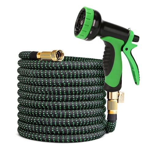 150ft Heavy Duty Expandable Garden Hose Flexible Pipe 7 Pattern Spray Gun Water - Picture 14 of 16