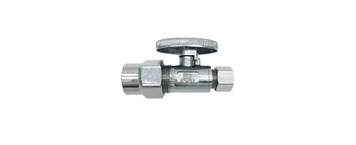 1/2 in. CPVC Inlet x 3/8 in. O.D. Compression Outlet Quarter-Turn Straight Valve