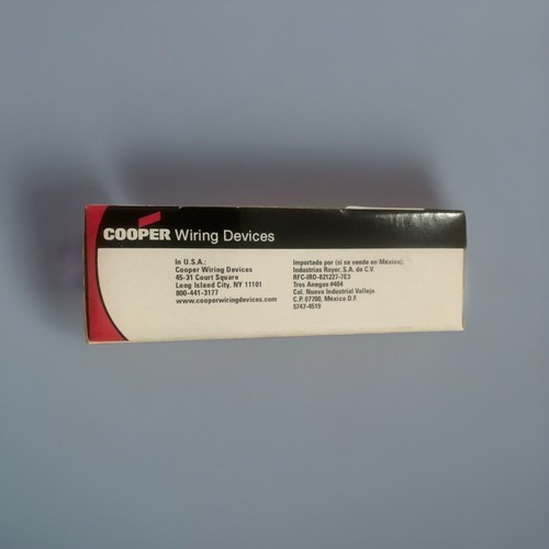 INTERRUPTOR DECORATIVO 3 VÍAS COOPER 7503V - Imagen 3 de 3