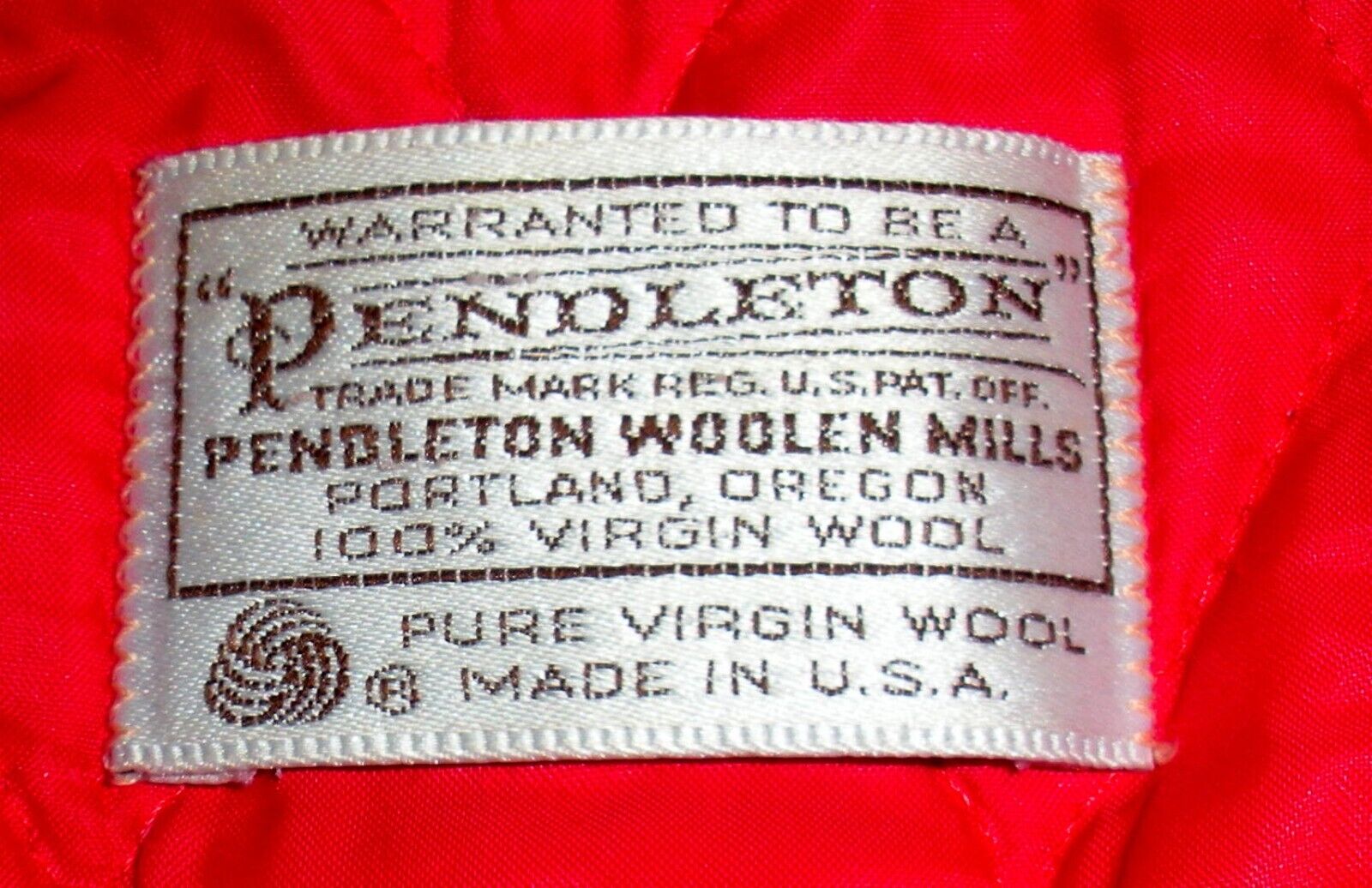 1950's Women's Pendleton Virgin Wool Quilt Lined … - image 3