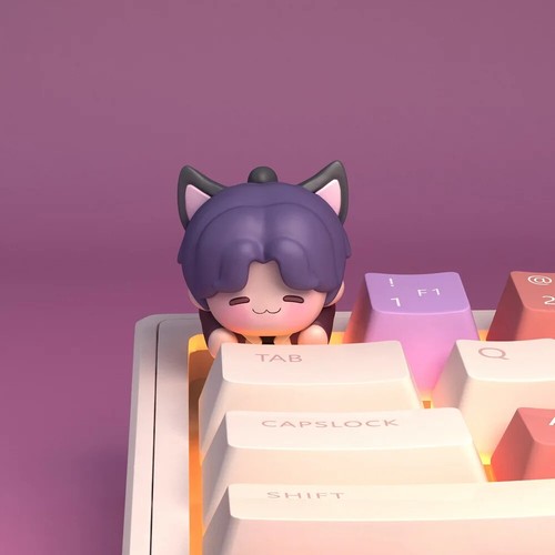 Keyboard Cap Anime Rafayel Love and Deepspace Keycap Creativity Kforce Caleb - Picture 7 of 11