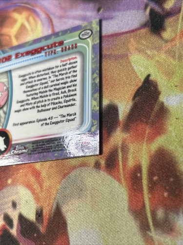 Exeggcute Card Foil Topps Chrome 2000 TV #102 ✨🔥SHIPS FAST💨RARE💎 - Picture 13 of 15