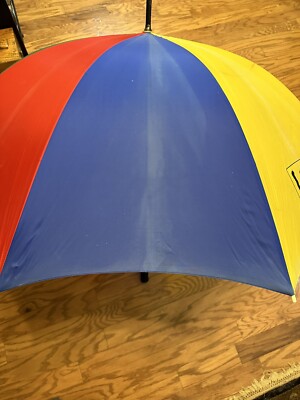 Vintage Used Lee Jeans Dome Umbrella Rainbow