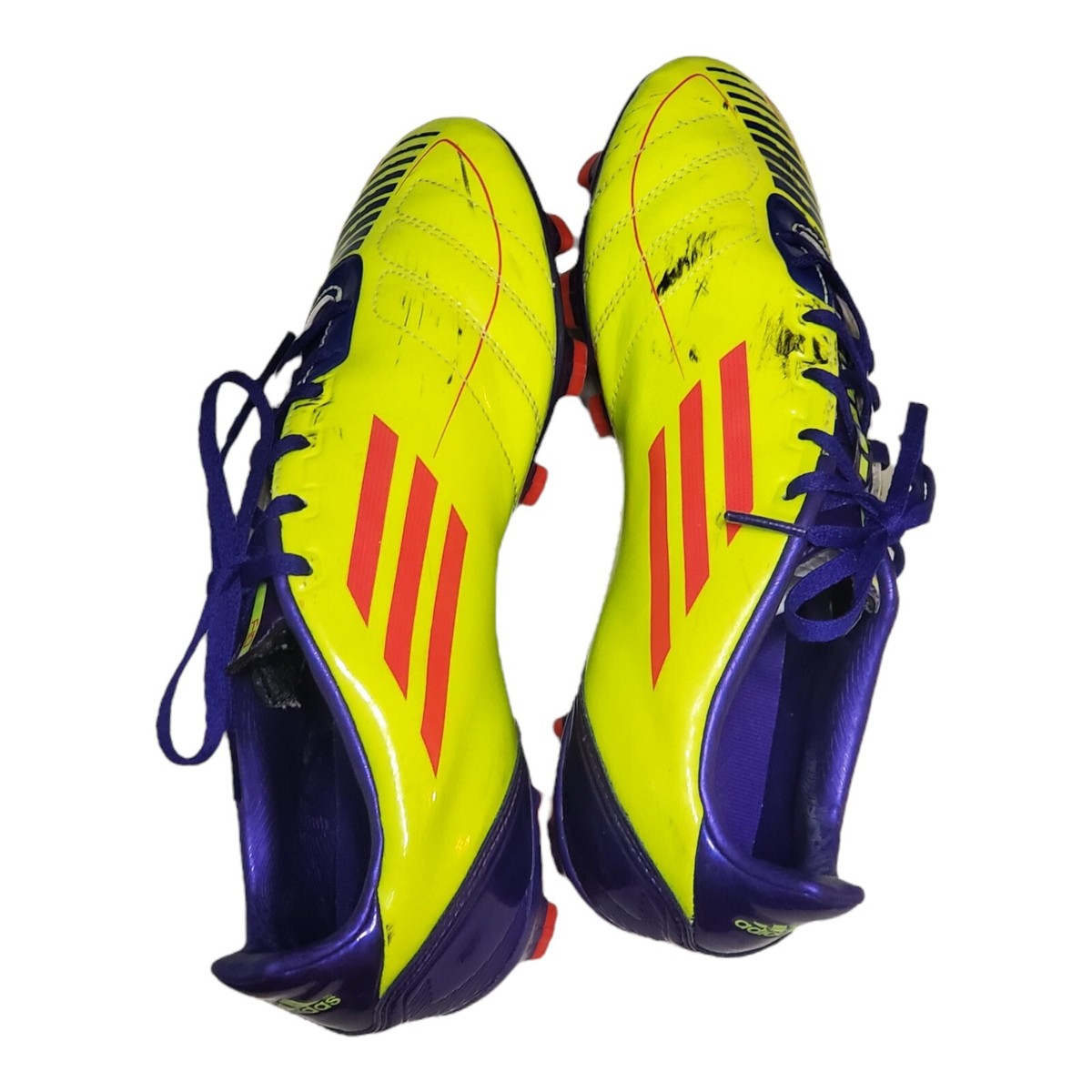 ［adidas］+F50 tunit TRX FG Adidas F50 / F10 TRX FG Football Boots - Orange/Blue - U.K.