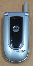 Motorola V series V170 - Silver TracFone Cellular Flip Phone - Works / READ