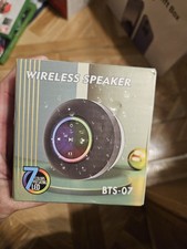 Waterproof Bluetooth Shower Speaker Mini Wireless Portable with Suction Cup LED