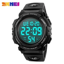 SKMEI Sports Watches Men Outdoor Fashion Alarm LED Digital Electronic Wristwatch