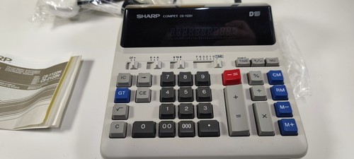 Sharp CS 1122 H Electronic Desk Top Calculator - Boxed in Original Packaging - Picture 2 of 21