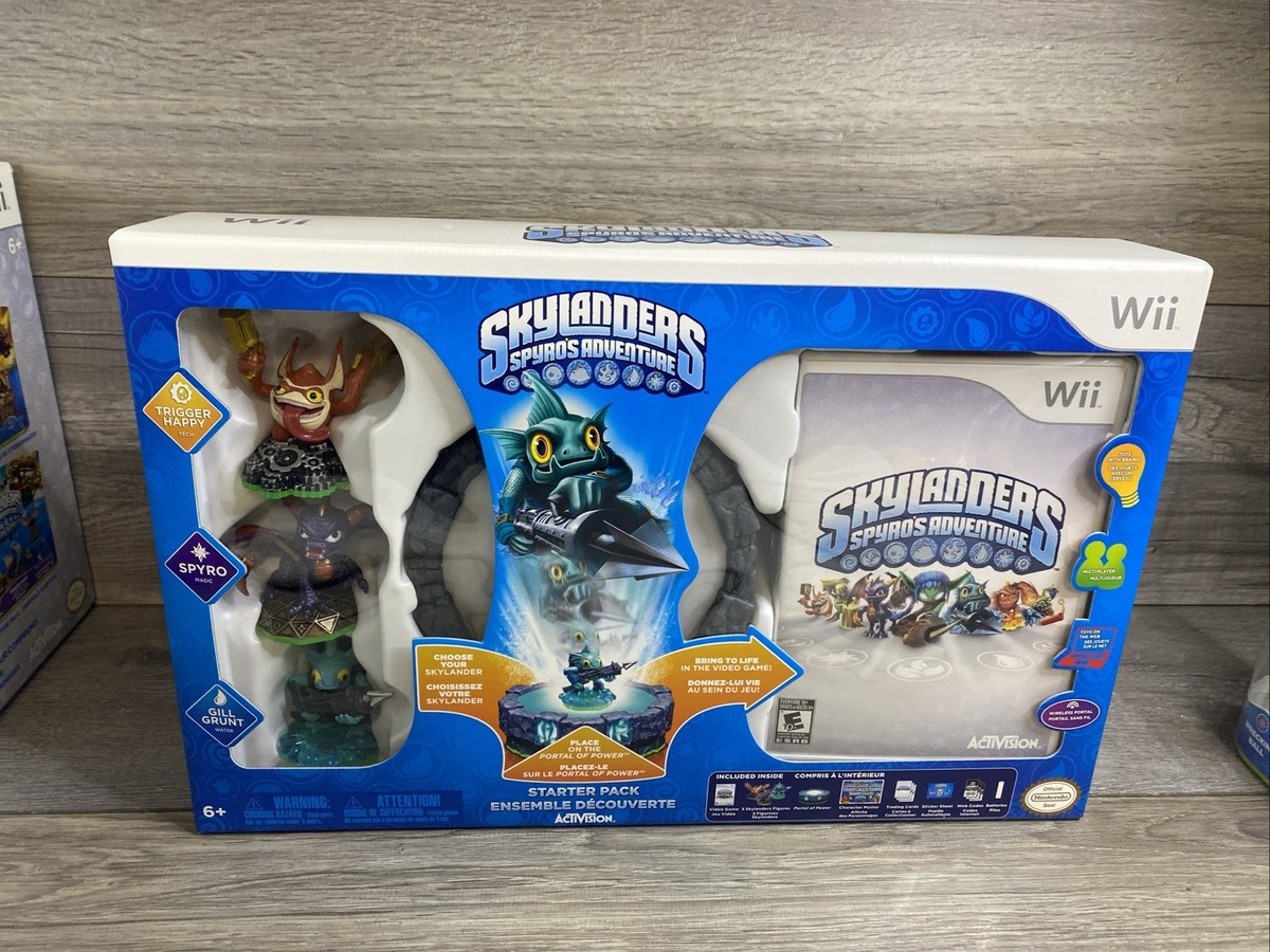 Skylanders: Spyro's Adventure Mega Pack (Nintendo Wii, 2011) NEW