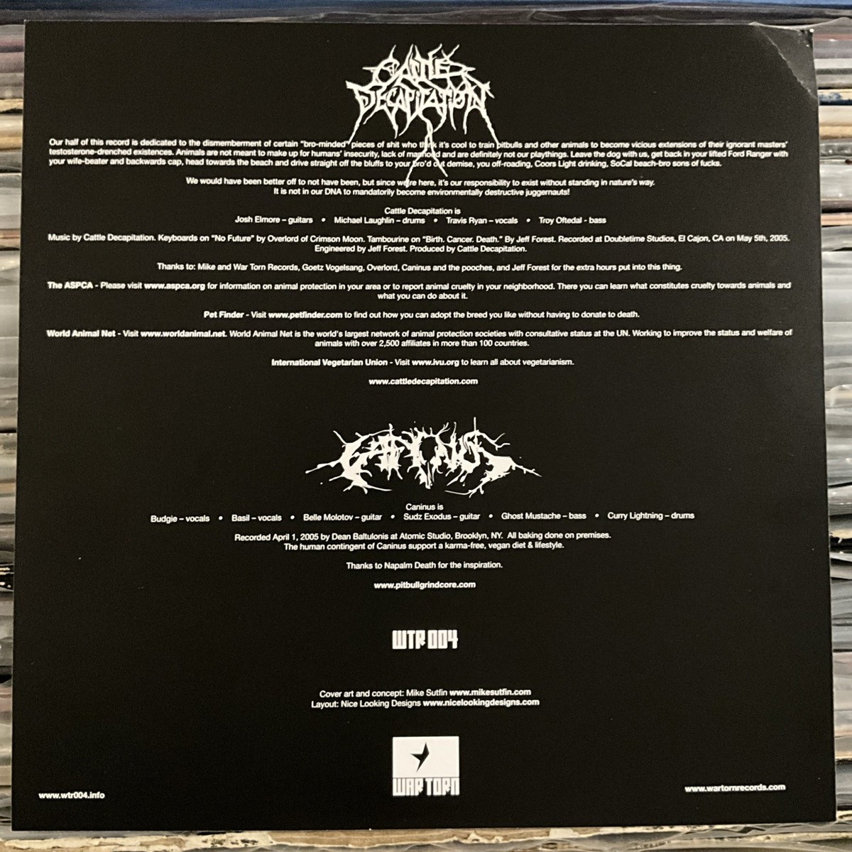 Cattle Decapitation / Caninus – Split EP 7