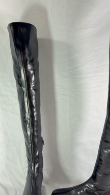 PRADA Nappa Tech Stretch Over The Knee Platform Boots 38 - 8US