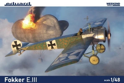 FOKKER E.III - EDUARD WEEKEND (4 Décos) 1/48 PLASTIC KIT - Photo 1/4