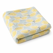 Aden  Anais Muslin Swaddle Blanket Lemon Citrus 39x41