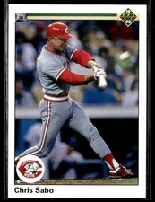 1990 Upper Deck #181 Chris Sabo Reds Baseball Card 2701C