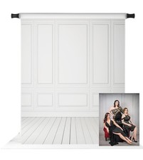 Kate 5x7ft White Grey Wall Photography Backdrop Classic 5x7ft, 1