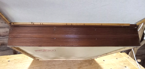 Vtg Illinois Moulding Co. Shadow Box Wall Mirror Mid Century Modern 45" x 21" - Bild 17 von 20