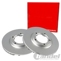 2X Herth+Buss 254Mm Bremsscheiben Vorne Passend FüR Hyundai H-1 Mitsubishi L L40