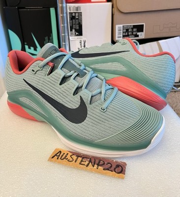 NEW $180 Nike Court Air Zoom Vapor 12 Tennis HC Cannon Green Mens 10 FV5552 004