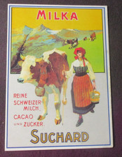 AK   Reklame,  Milka Suchard  Schokolade,     Repro,