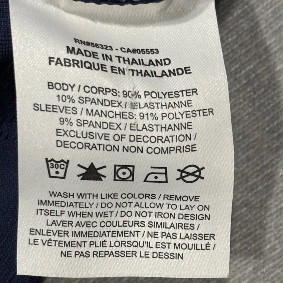 Nike Dri-Fit ADV Tour 1/2 Zip Pullover Mens XXL Navy Performance Stretch Golf - Image 4 of 4