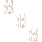 6 STÜCKE Desktop-Memo-Clips Iron Table-Tabellenname Display steht Menühalter