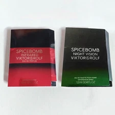 Viktor & Rolf Spicebomb Night Vision EDT & Infrared EDP Duo Sample 1.2ml 0.04oz