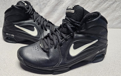 Nike Air Visi Pro 3 Black Basketball Shoes Athletic Sneakers Women Size 8.5