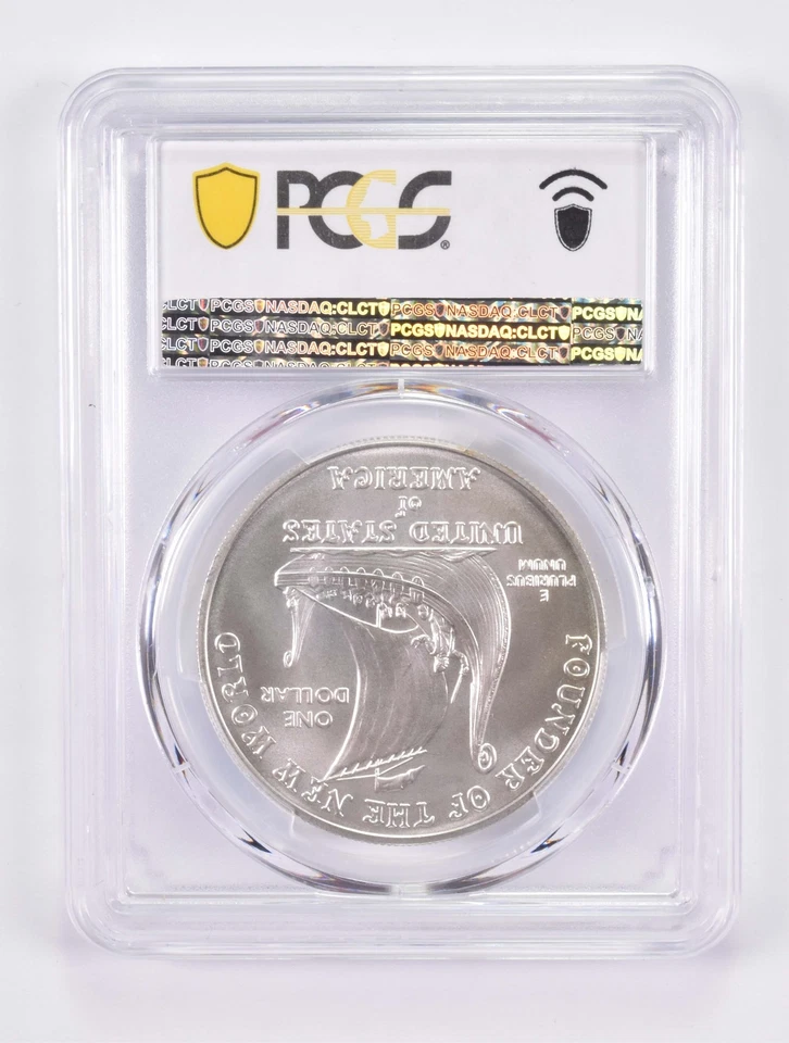 MS70 2000-P Leif Ericson Commemorative Silver Dollar PCGS *4480 - Image 2 of 4