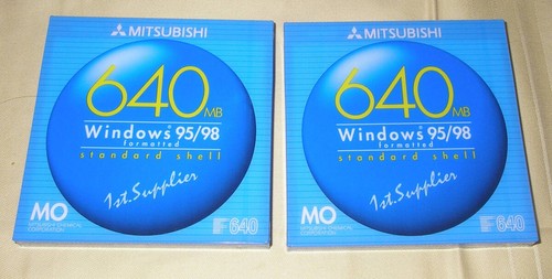 Fujitsu FMO-640USB MO Drive 640 Mo externe Japon vintage testé USB - Photo 8/10