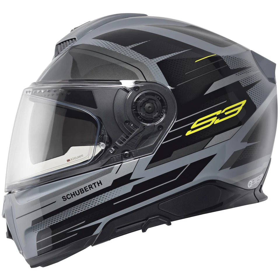 Schuberth S3 Integralhelm Apex Grey Motorradhelm Sonnenvisier Kommunikaton - Bild 2 von 4