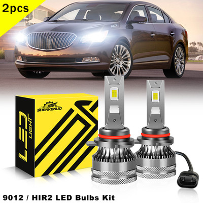 For Buick LaCrosse Sedan 4-Door 2014-2016 9012 HIR2 LED Headlight