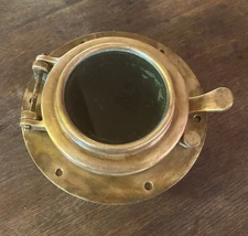 Antique Ships Bronze or Brass porthole or inspection port