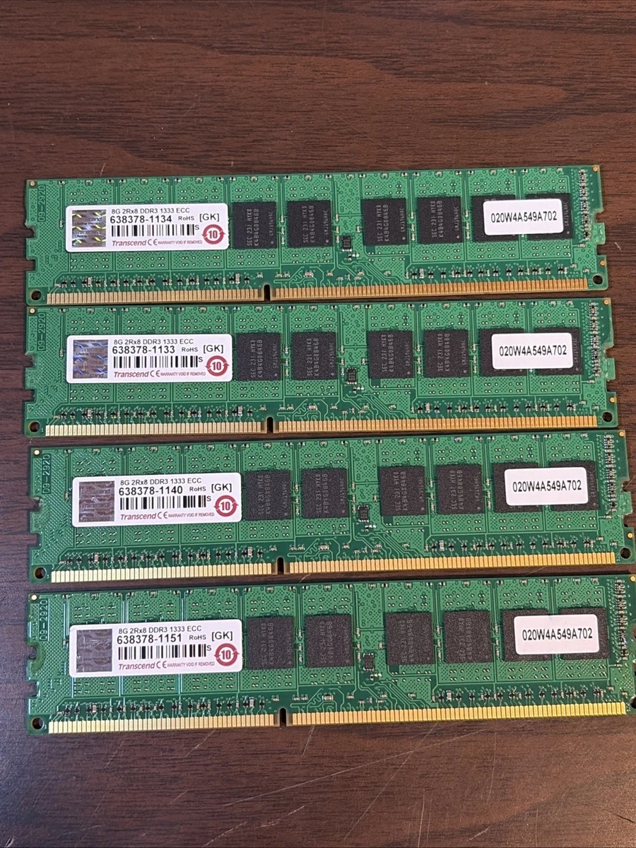 Transcend Computer RAM 8 GB Capacity per Module for sale | eBay
