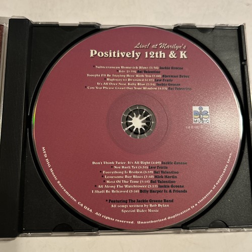 Jackie Greene & Sal Valentino - Positively 12th & K Bob Dylan Tribute CD Tested - Picture 4 of 5
